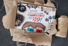 Como apavorar monstros em 3D! diverte crianças leitoras Como apavorar monstros em 3D!