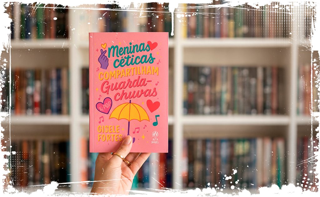 Meninas céticas compartilham guarda-chuvas